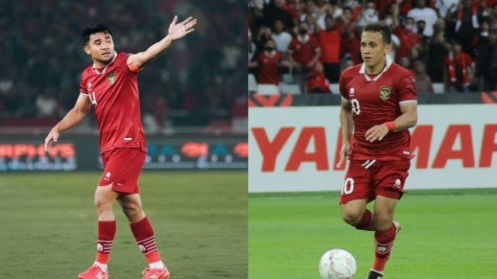 Dua pemain Timnas Indonesia, Asnawi Mangkualam dan Egy Maulana Vikri
