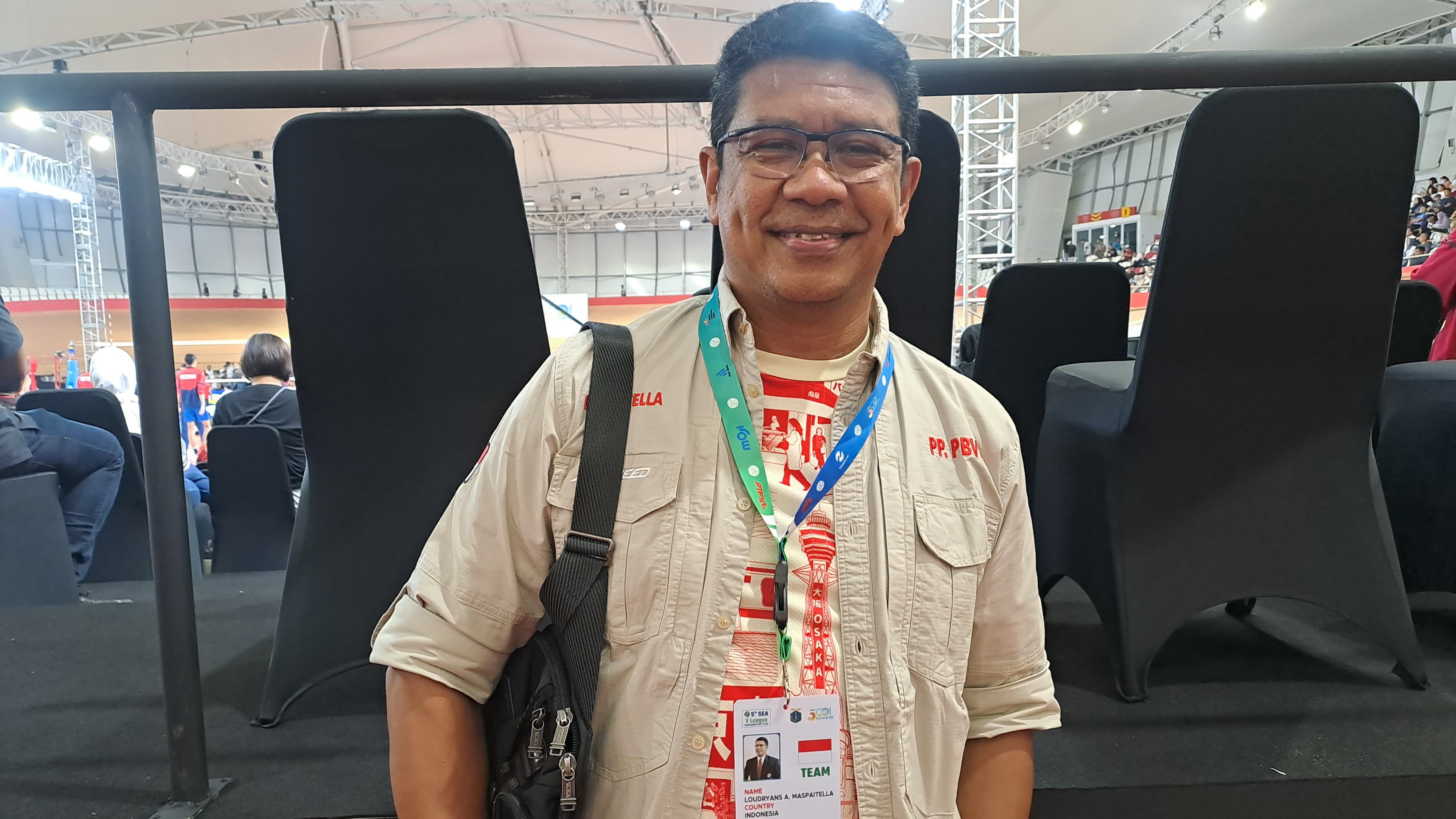 Wakil Kepala Bidang Pembinaan dan Prestasi PP PBVSI, Loudry Maspaitella.