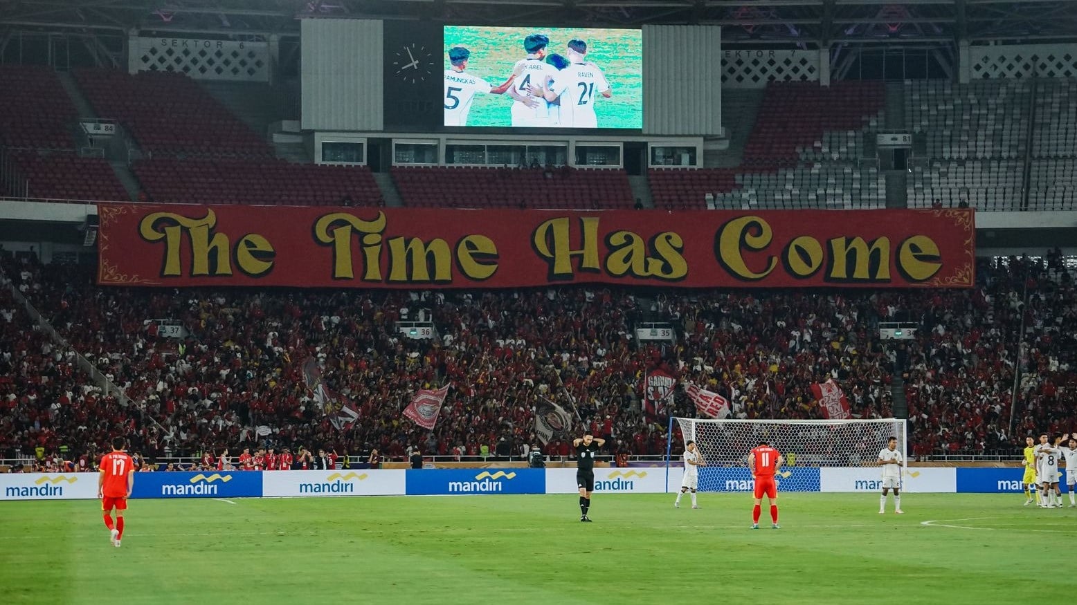 Suporter Timnas Indonesia di Final Piala AFF U-23 2025