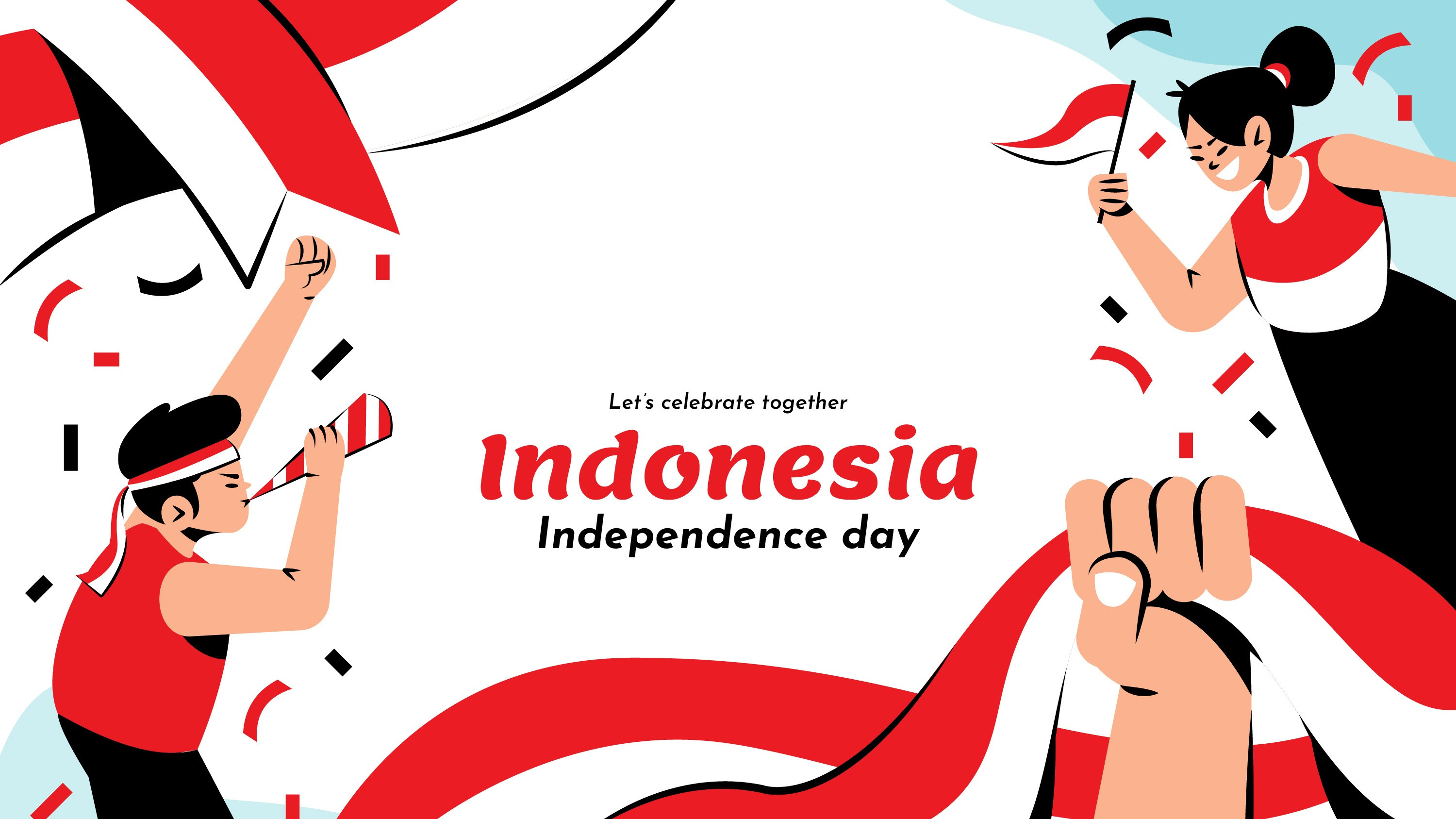 Ilustrasi Hari Kemerdekaan Indonesia 17 Agustus