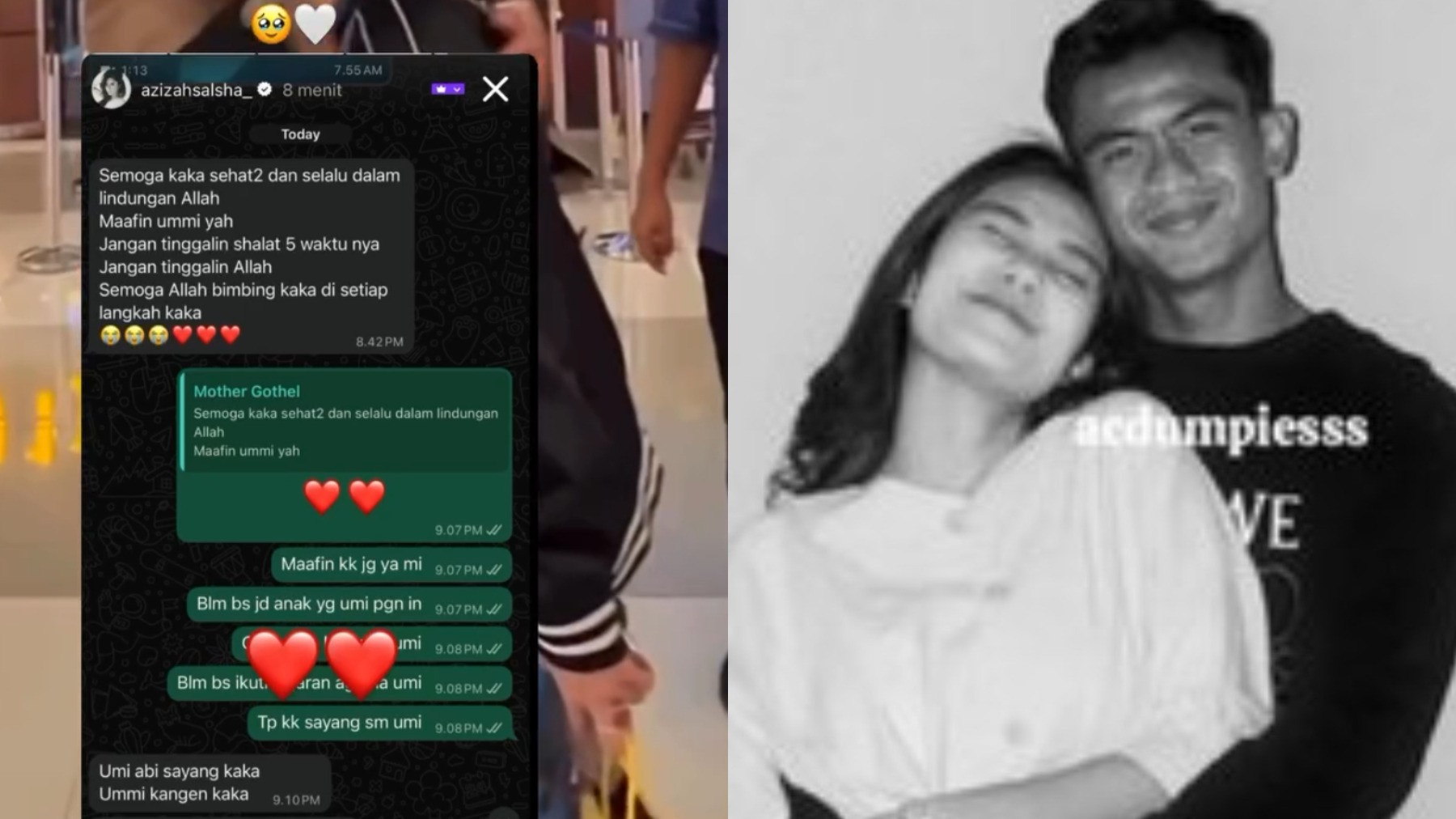 Sambil Berlinang Air Mata, Ibunda Azizah Salsha Beri Pesan Khusus untuk Zize: Tiba-tiba Umi Nangis aja daritadi, Ingat....
            - galeri foto
