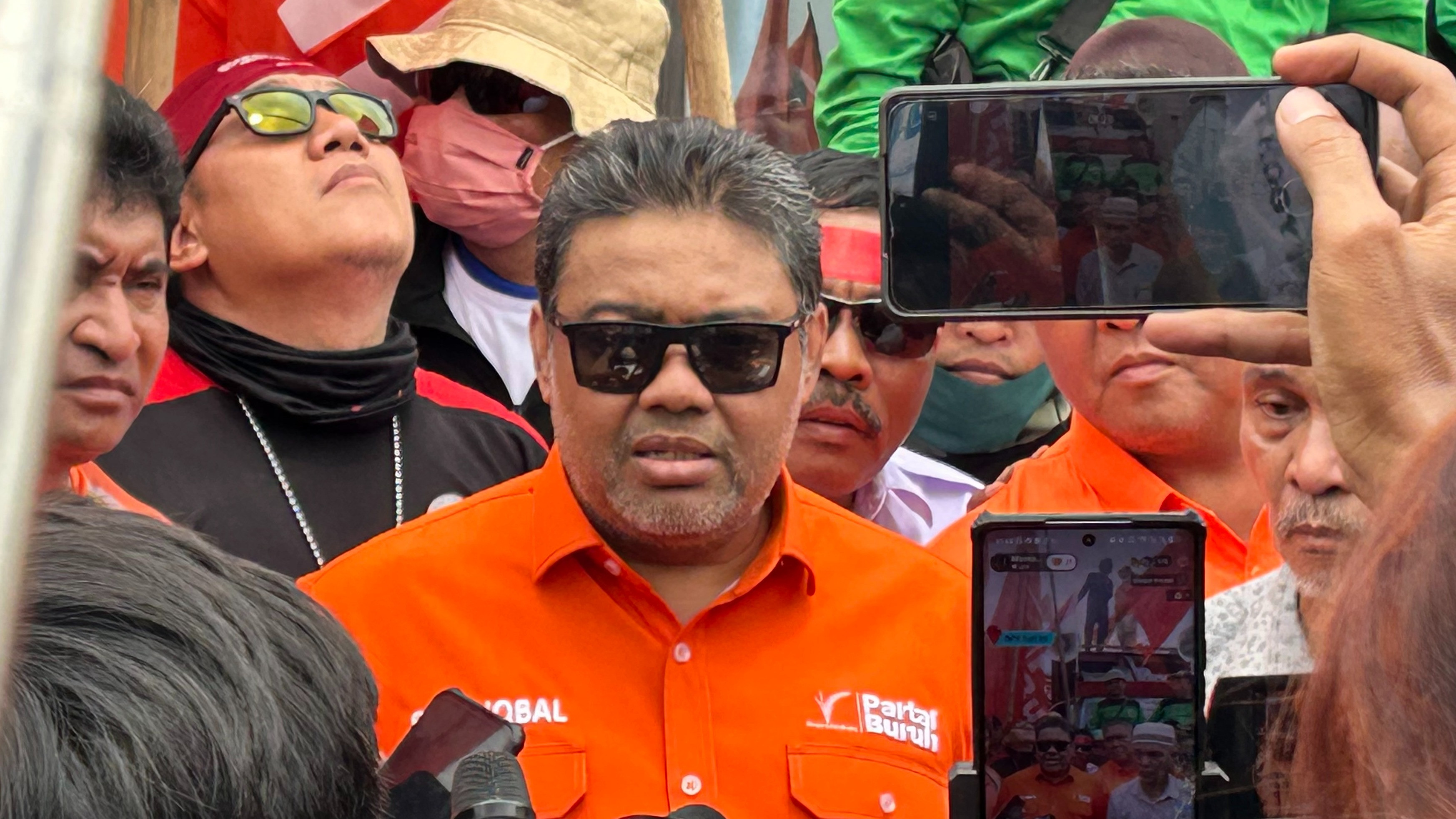 Presiden Konfederasi Serikat Pekerja Indonesia (KSPI), Said Iqbal.
