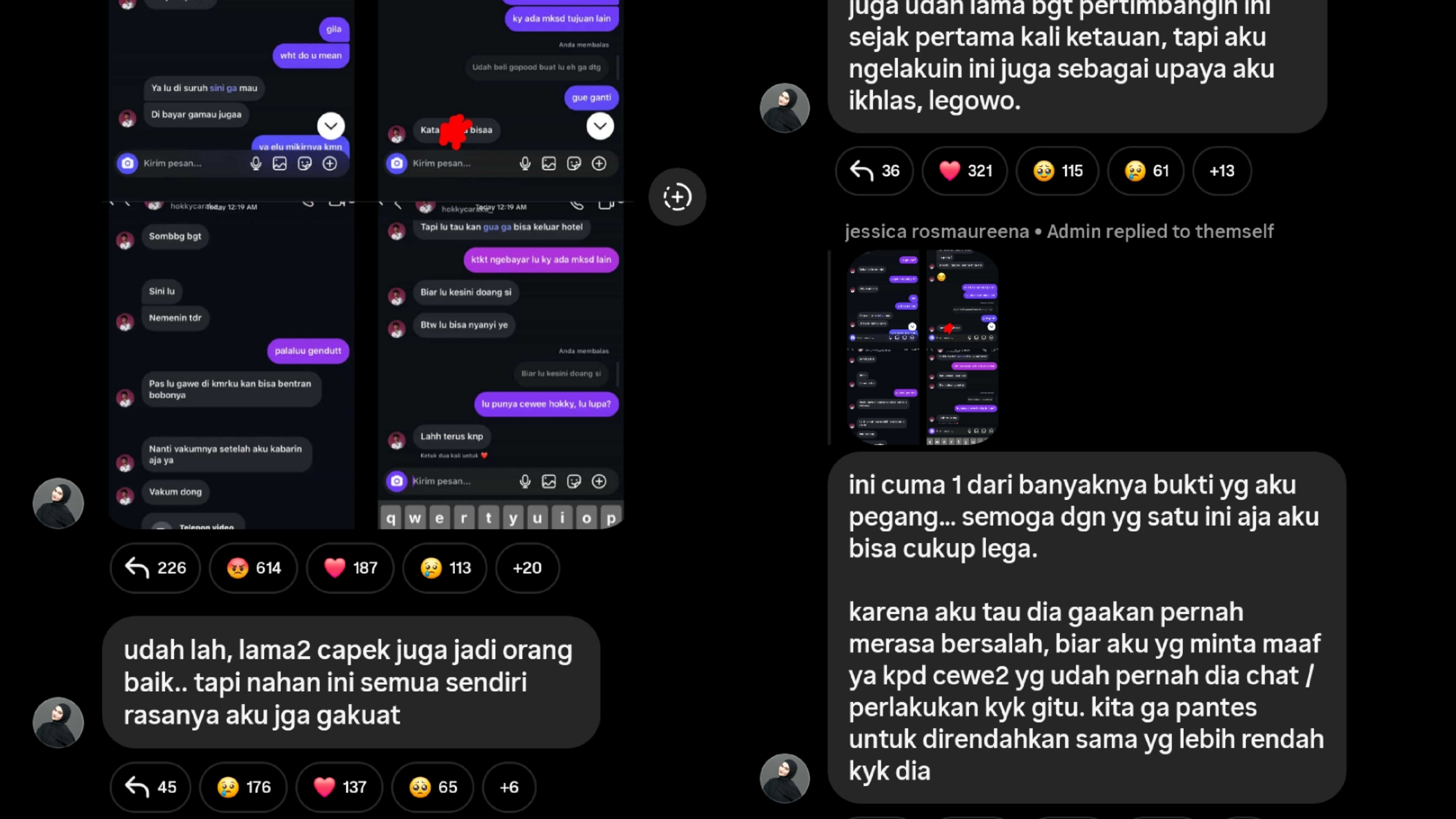 Hokky Caraka Diduga Lecehkan Wanita Lewat Instagram, Mantan Pacar Ungkap Bukti: Biar Aku yang Minta Maaf
            - galeri foto