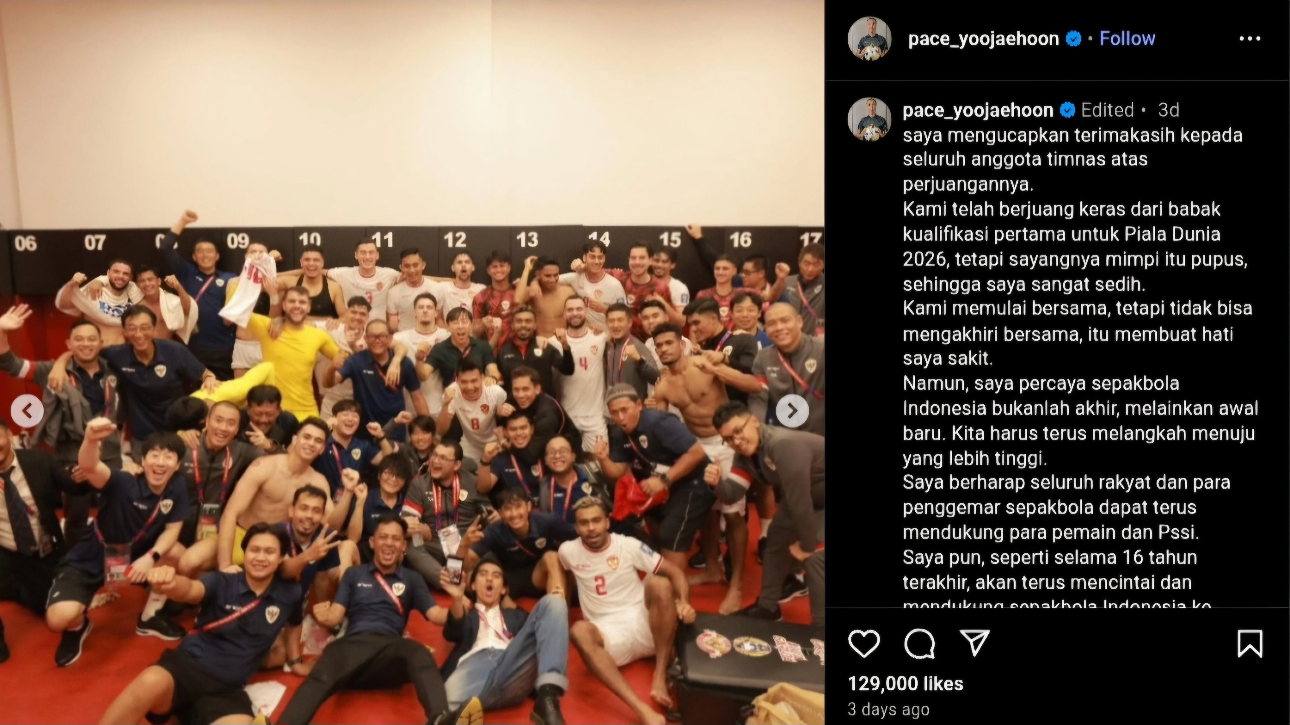 Mantan Asisten Shin Tae-yong Akui Sakit Hati Lihat Timnas Indonesia Gagal Lolos Piala Dunia 2026: Kami Telah...
            - galeri foto