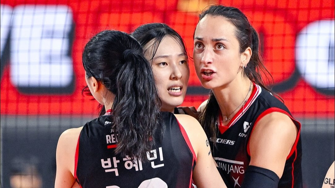 Dua Pemain Red Sparks, Lee Seon-woo dan Elisa Zanette