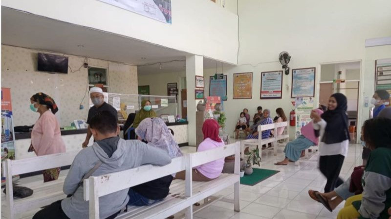 Layanan di salah satu puskesmas di Kota Mataram, Provinsi Nusa Tenggara Barat (NTB).