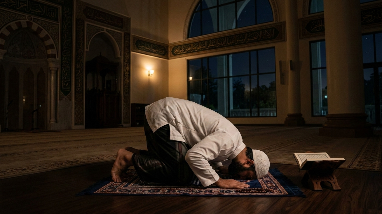 Ilustrasi shalat Tahajud