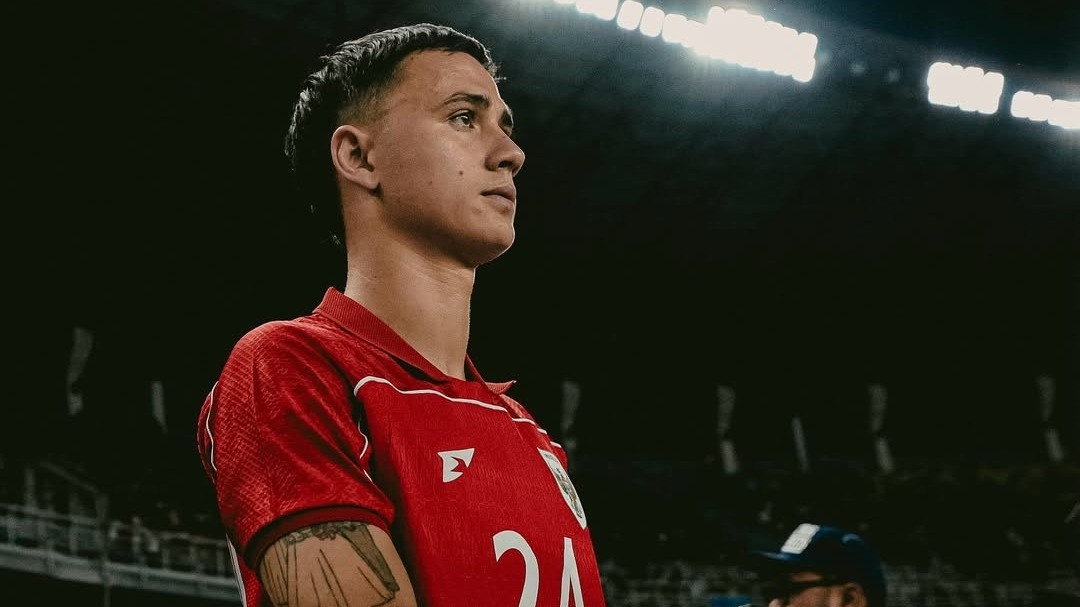 Eliano Reijnders saat berseragam Timnas Indonesia