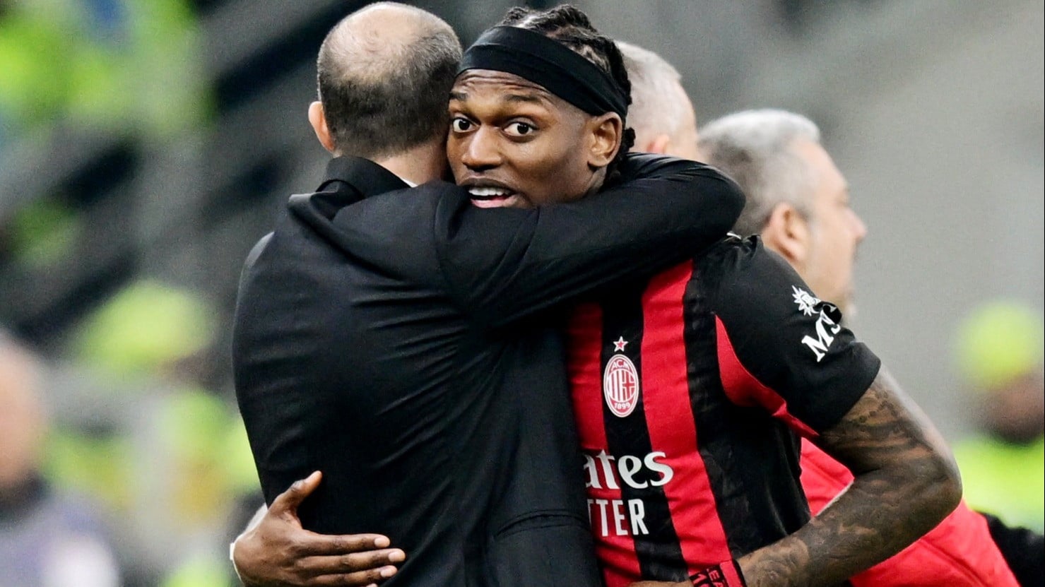 Pelatih AC Milan, Massimiliano Allegri dan Rafael Leao