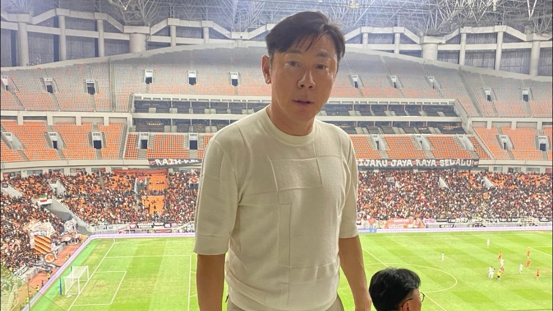 Eks pelatih Timnas Indonesia Shin Tae-yong tonton langsung laga Persija Jakarta
