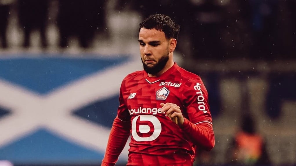 Calvin Verdonk saat membela Lille