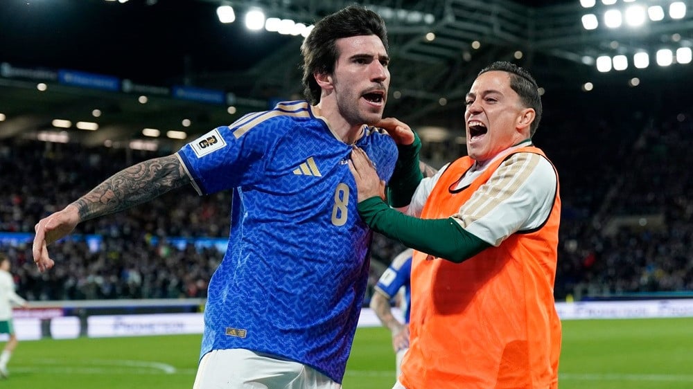 Gelandang Timnas Italia Sandro Tonali