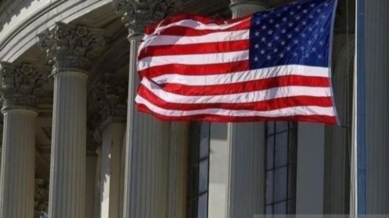 Ilustrasi bendera Amerika Serikat.