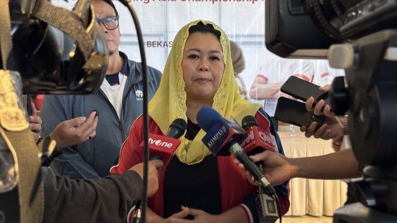 Ketua Umum Federasi Panjat Tebing Indonesia (FPTI) Yenny Wahid