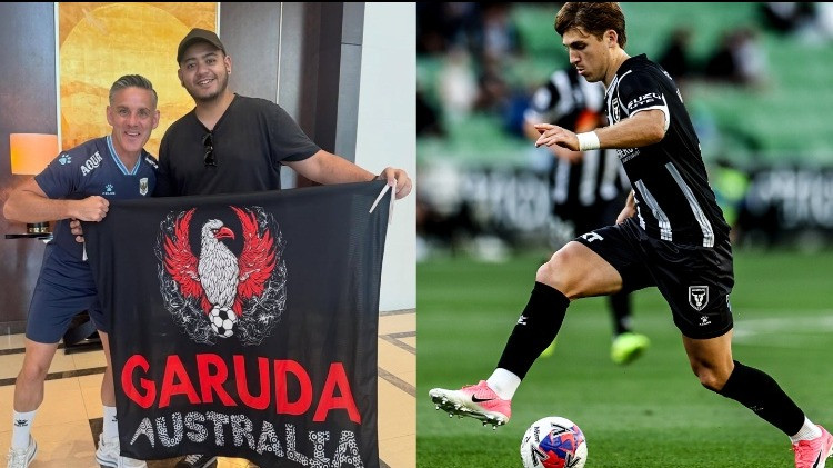 Pelatih Timnas Indonesia John Herdman dan Luke Vickery