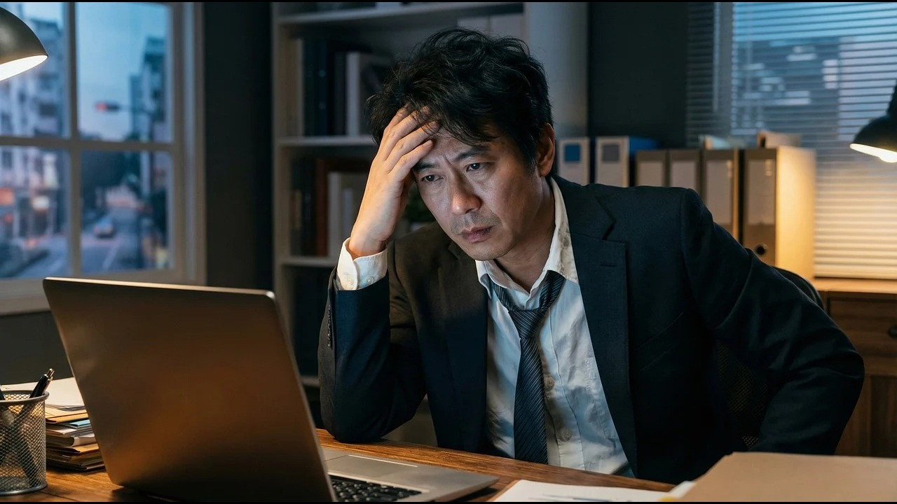 Ilustrasi Stress Kerja