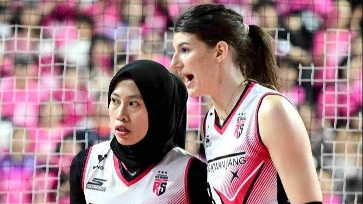 Megawati Hangestri dan Vanja Bukilic