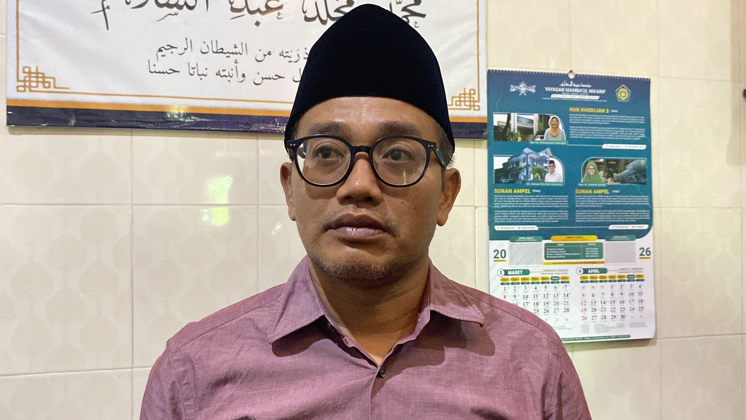 KH Abdussalam Shohib atau Gus Salam, Pengasuh Pondok Pesantren Mambaul Ma arif Denanyar, Jombang.