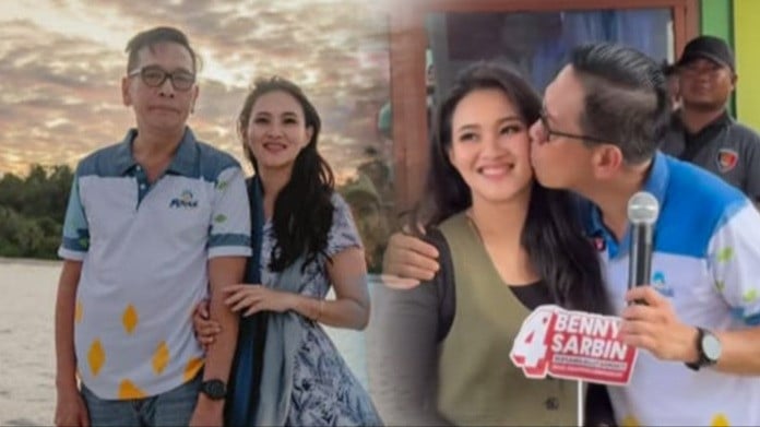 Gubernur Maluku Utara, Sherly Tjoanda bersama mendiang suaminya, Benny Laos