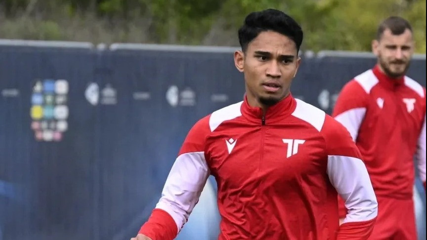 Pemain Timnas Indonesia Marselino Ferdinan kembali gabung latihan AS Trencin