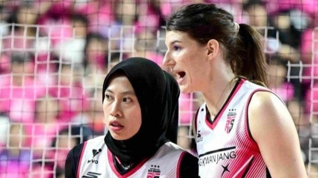 Megawati Hangestri dan Vanja Bukilic