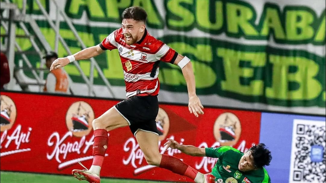 Pemain Madura United asal Belanda Jordy Wehrmann berpeluang bela Timnas Indonesia di Piala AFF 2026