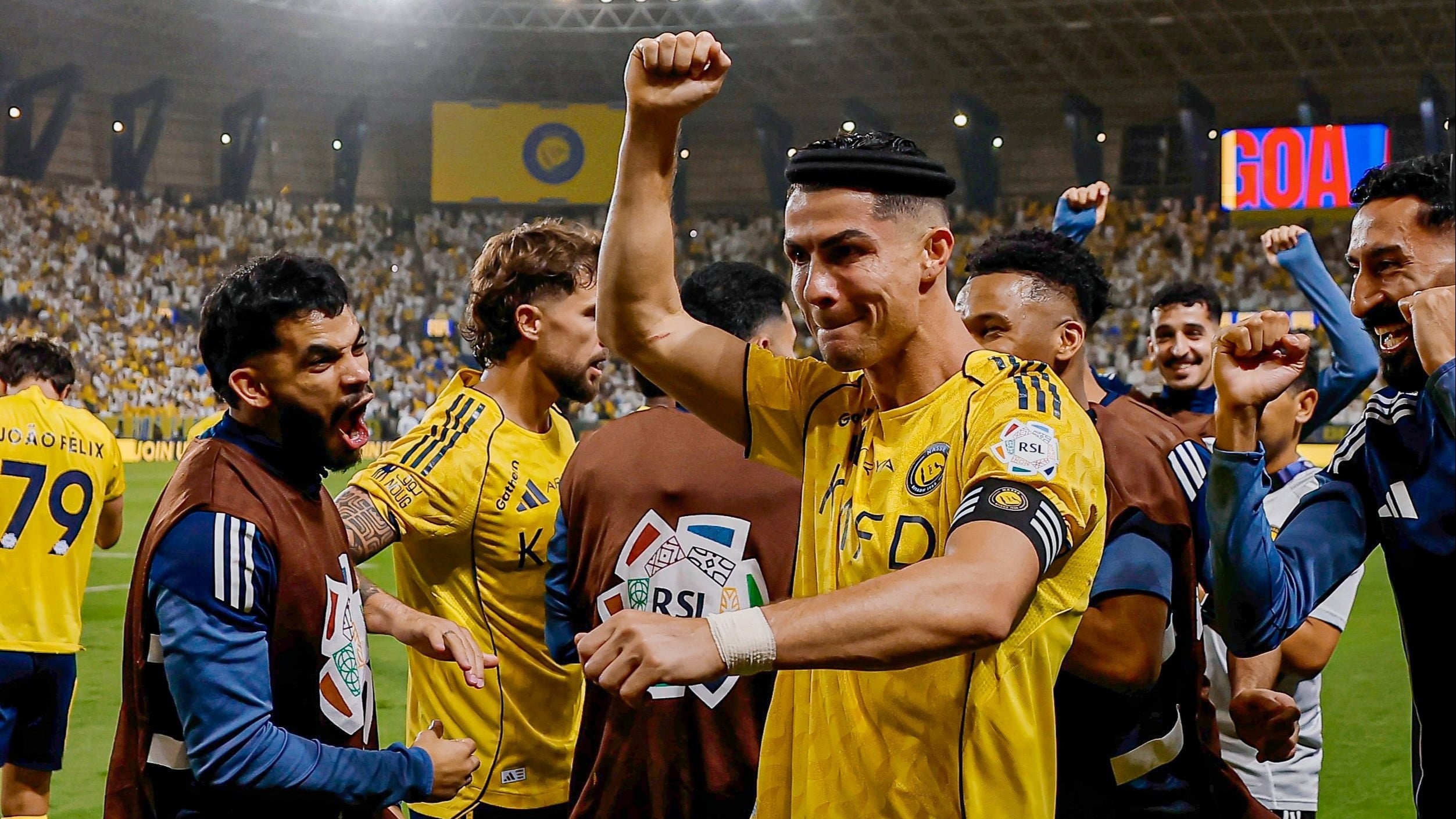 Cristiano Ronaldo setelah laga Al Nassr vs Al Ahli di Liga Pro Saudi 2025/2026, Kamis (30/4/2026) dini hari WIB.