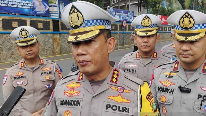 Direktur Lalu Lintas Polda Metro Jaya, Kombes Pol Komarudin.