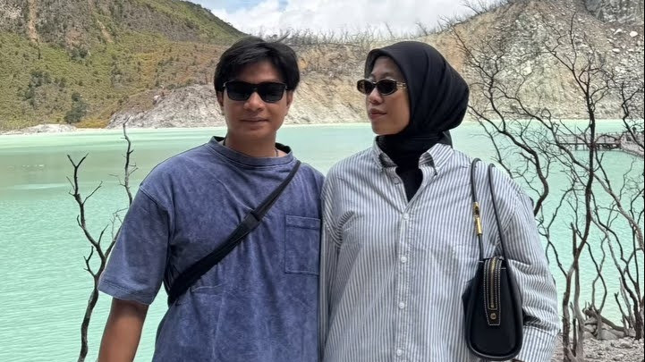 Megawati Hangestri tengah berlibur dengan suaminya Dio Novandra di Bandung