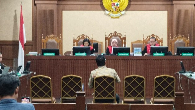 Noel Saat Menjalani Sidang Tipikor