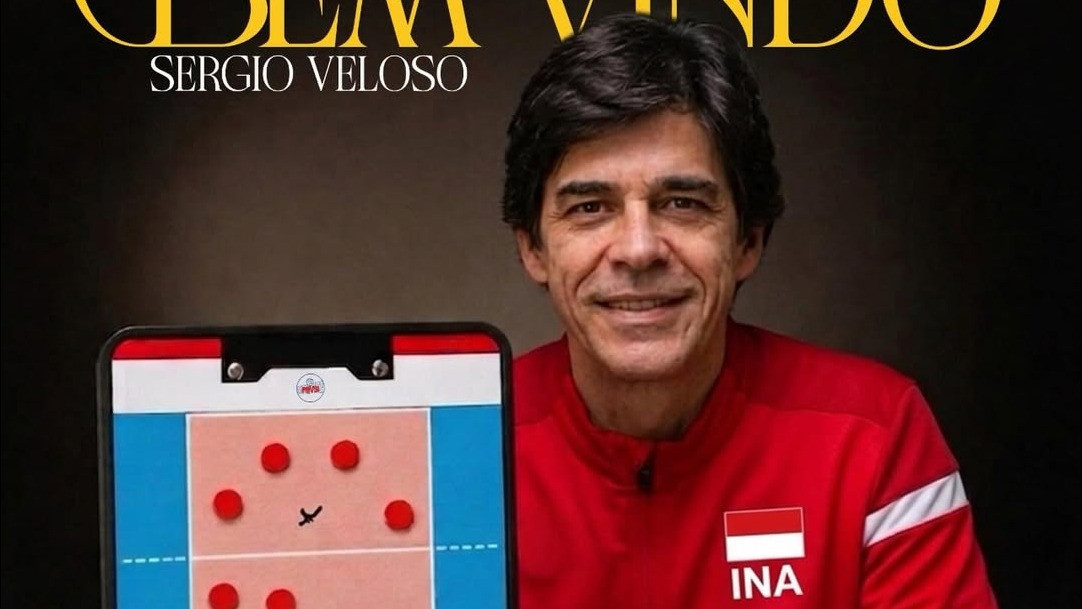 Sergio Veloso Resmi Ditunjuk Sebagai Pelatih Timnas Voli Indonesia