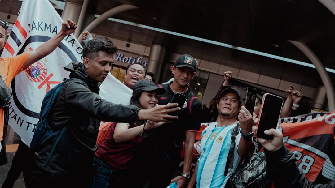 Rizky Ridho Saat Bertemu The Jakmania di Samarinda