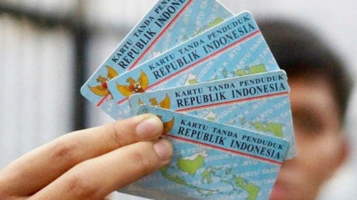 Ilustrasi KTP.