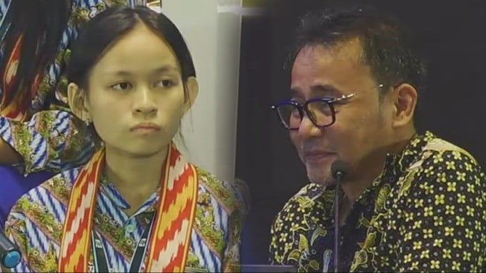 Jawaban Siswi SMAN 1 Pontianak, Josepha Alexandra disalahkan oleh dewan juri dalam ajang Nasional Lomba Cerdas Cermat Empat Pilar MPR RI 2026