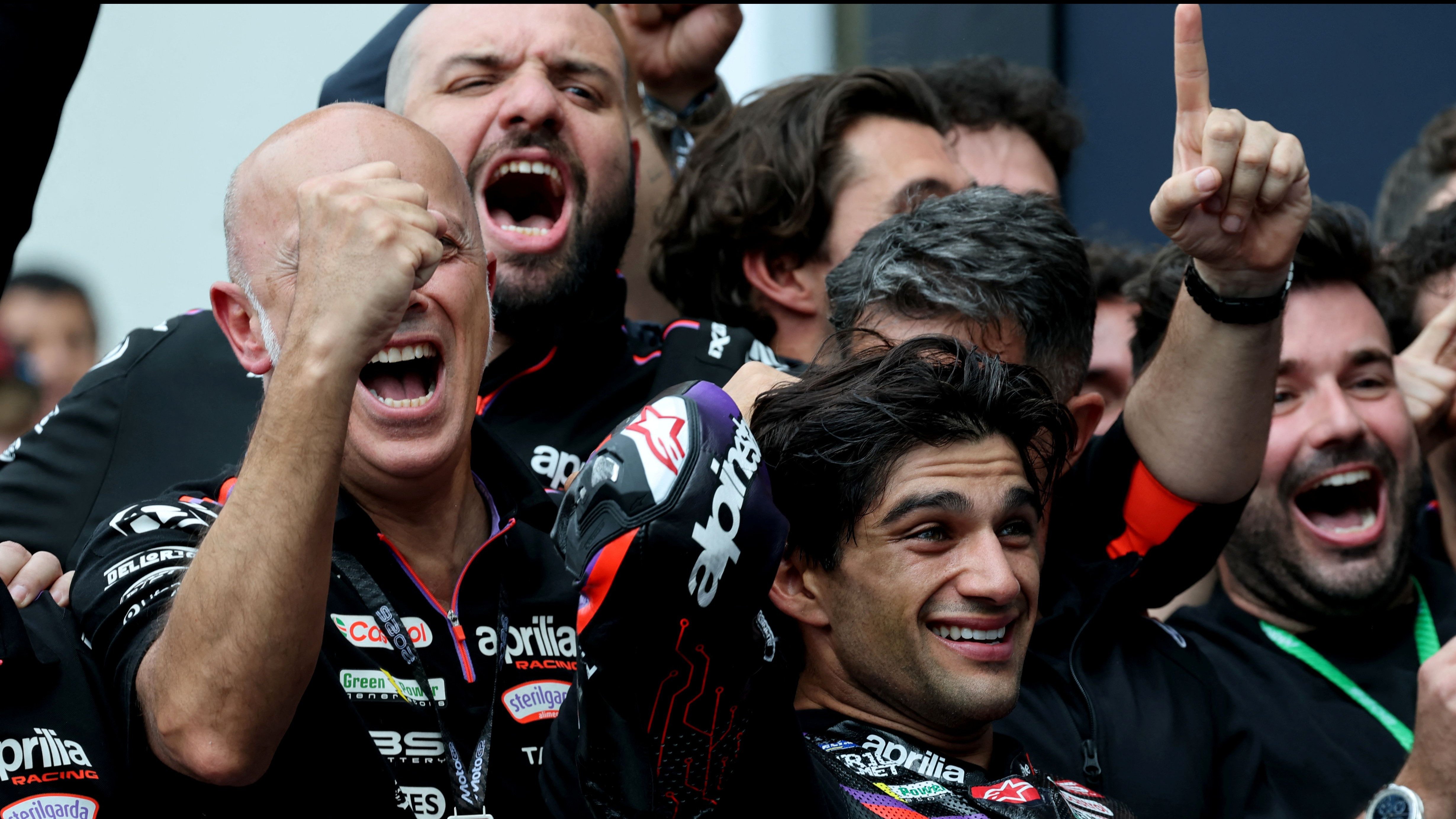 Rider Aprilia, Jorge Martin di MotoGP Prancis 2026