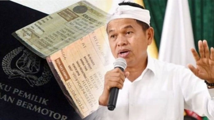 Kolase foto BPKB STNK - Gubernur Jabar Dedi Mulyadi