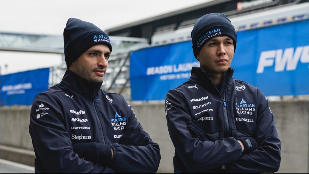 Dua Pembalap Williams, Carlos Sainz dan Alex Albon
