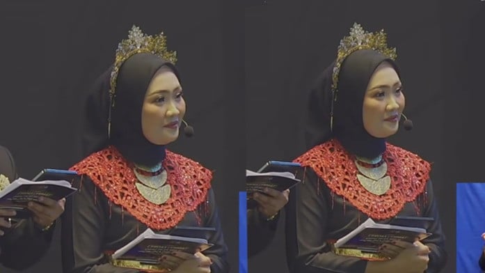 Shindy Lutfiana MC Lomba Cerdas Cermat MPR Kalimantan Barat