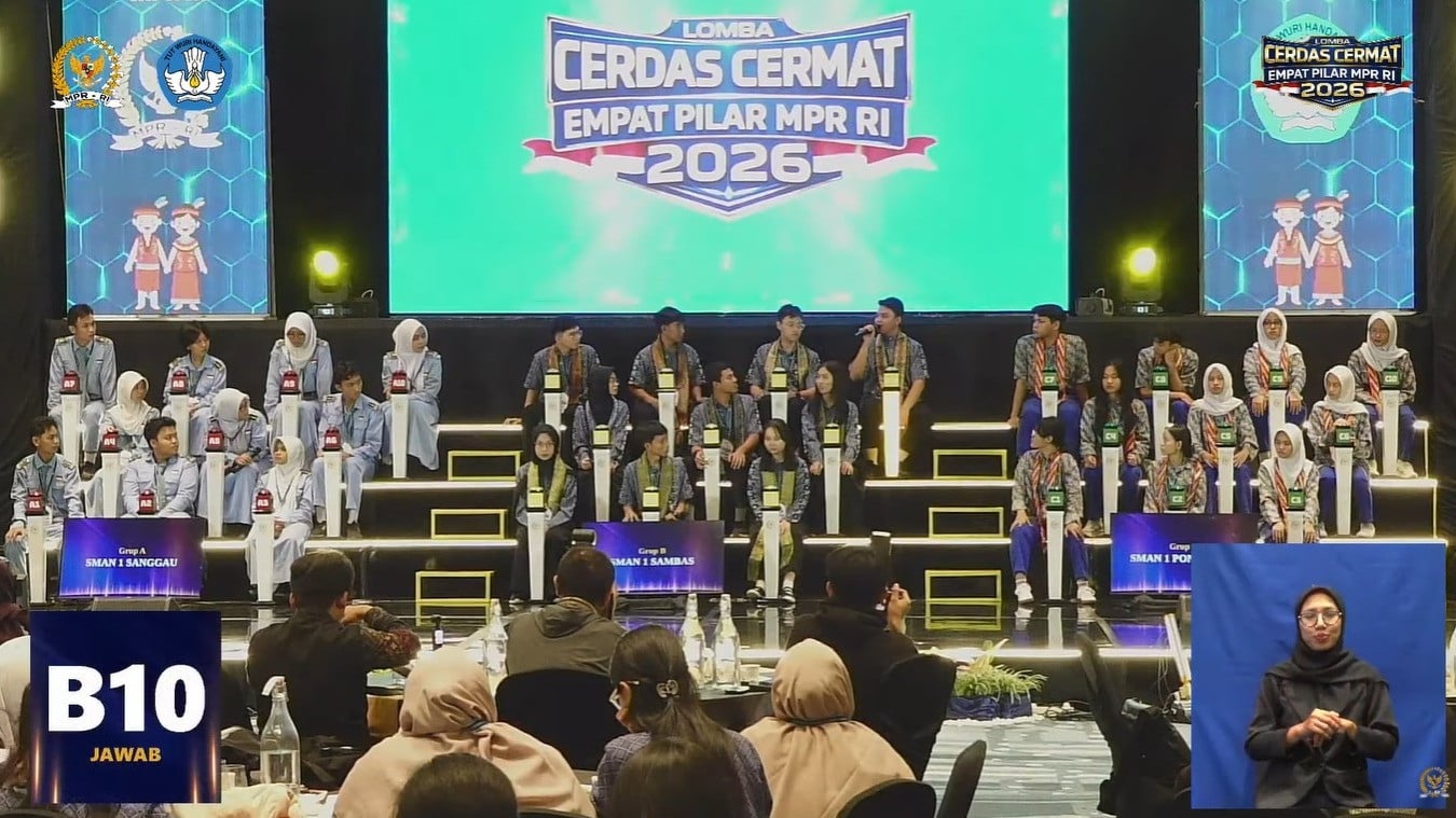 Lomba Cerdas Cermat (LCC) Empat Pilar MPR RI 2026 di Kalimantan Barat