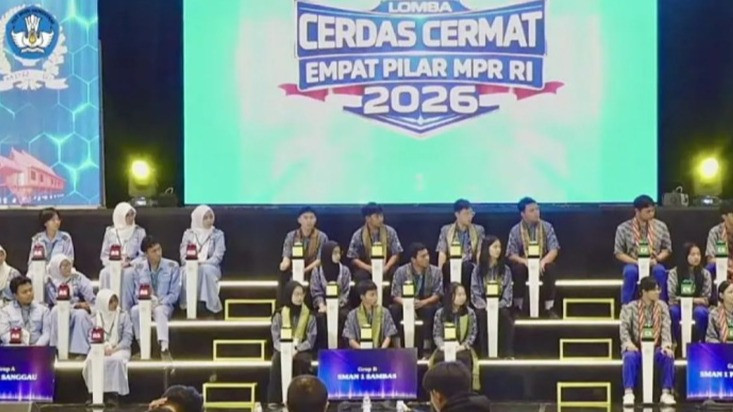 Final Lomba Cerdas Cermat Empat Pilar MPR RI 2026 tingkat Provinsi Kalimantan Barat di Pontianak, Sabtu (9/5/2026)
