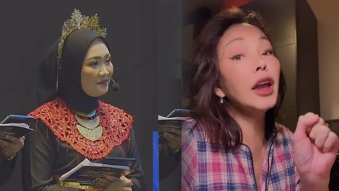 Shindy Lutfiana MC Lomba Cerdas Cermat MPR di Kalbar dan Bunda Corla
