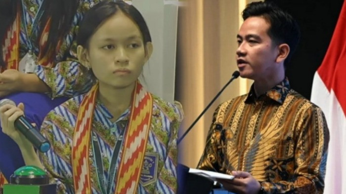 Josepha Alexandra Roxa Potifera, siswi SMAN 1 Pontianak peserta Lomba Cerdas Cermat (LCC) Empat Pilar MPR RI 2026 tingkat Kalbar & Wakil Presiden RI, Gibran Rakabuming Raka
