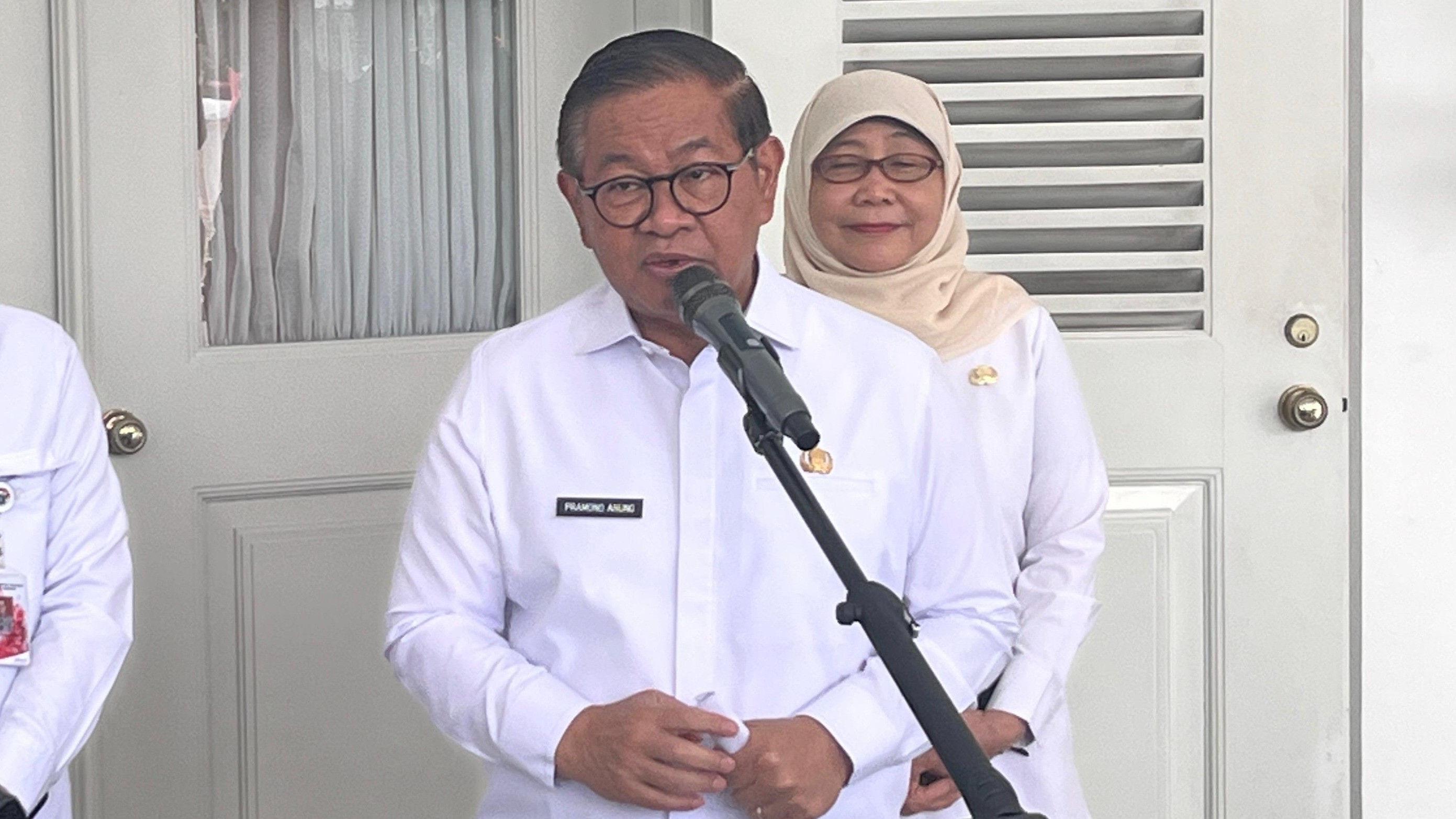 Gubernur DKI Jakarta Pramono Anung di Balai Kota Jakarta.