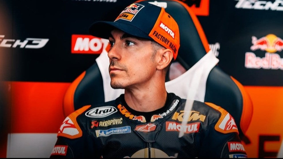 Rider KTM Tech3, Maverick Vinales di MotoGP 2025