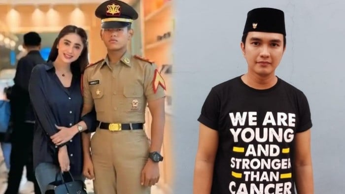 Dewi Perssik bersama anaknya, Felice Gabriel & Aldi Taher