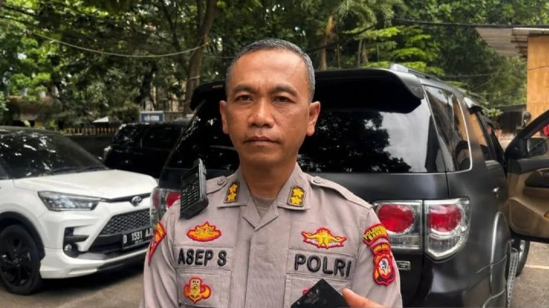 Kabag Ops Polrestabes Bandung AKBP Asep Saepudin saat memberikan keterangan di Kota Bandung, Jawa Barat, Jumat (15/5/2026).