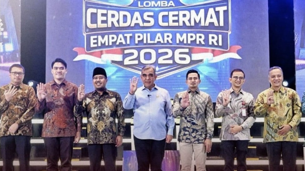 Ketua MPR RI Ahmad Muzani dalam acara LCC Empat Pilar MPR RI 2026 di Kalimantan Barat