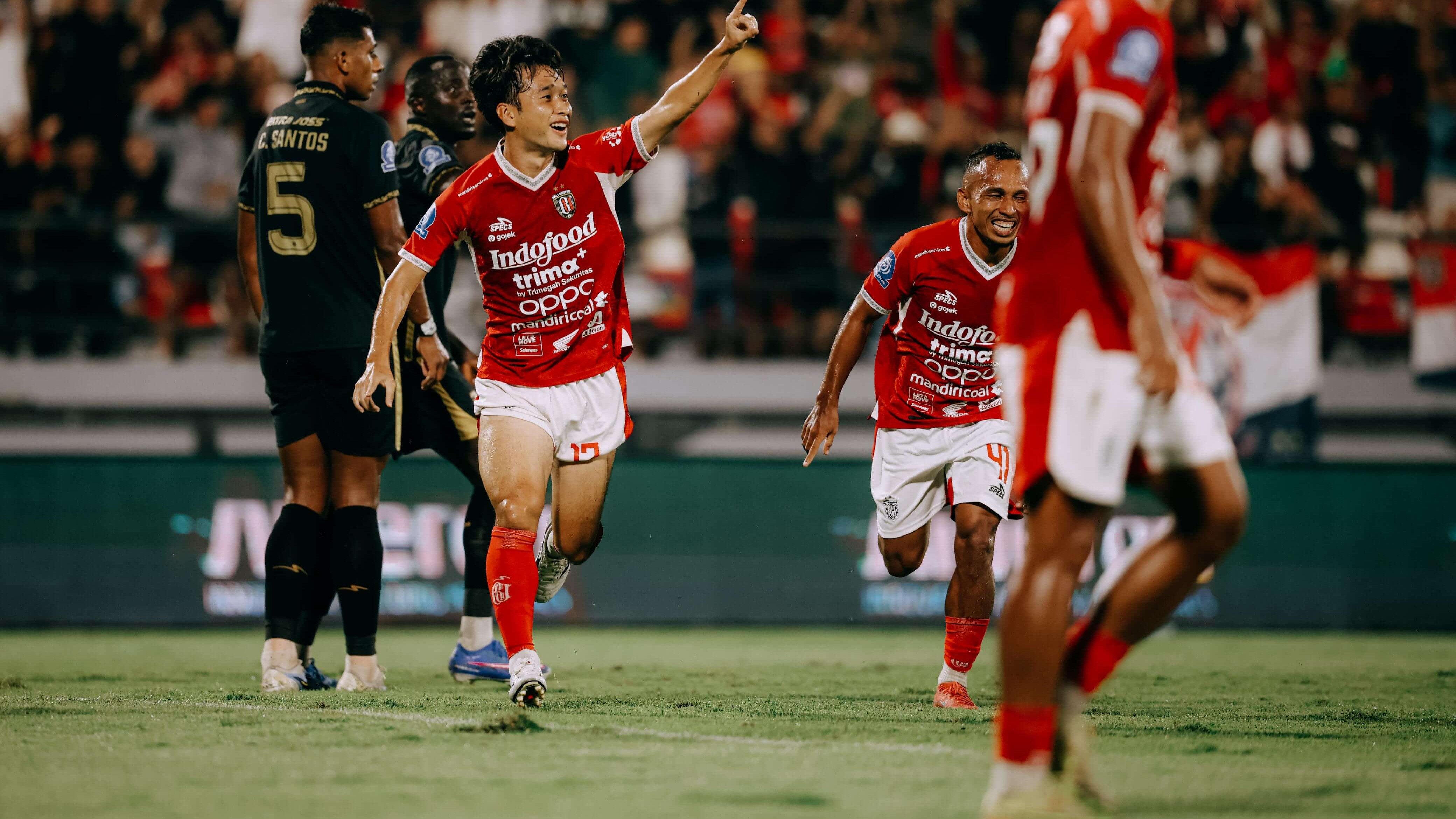 Selebrasi Pemain Bali United di Super League