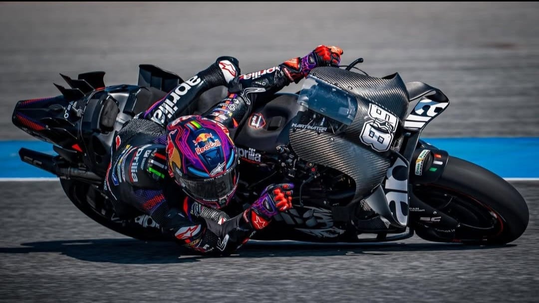 Jorge Martin bersama tim Aprilia di tes pramusim MotoGP 2026