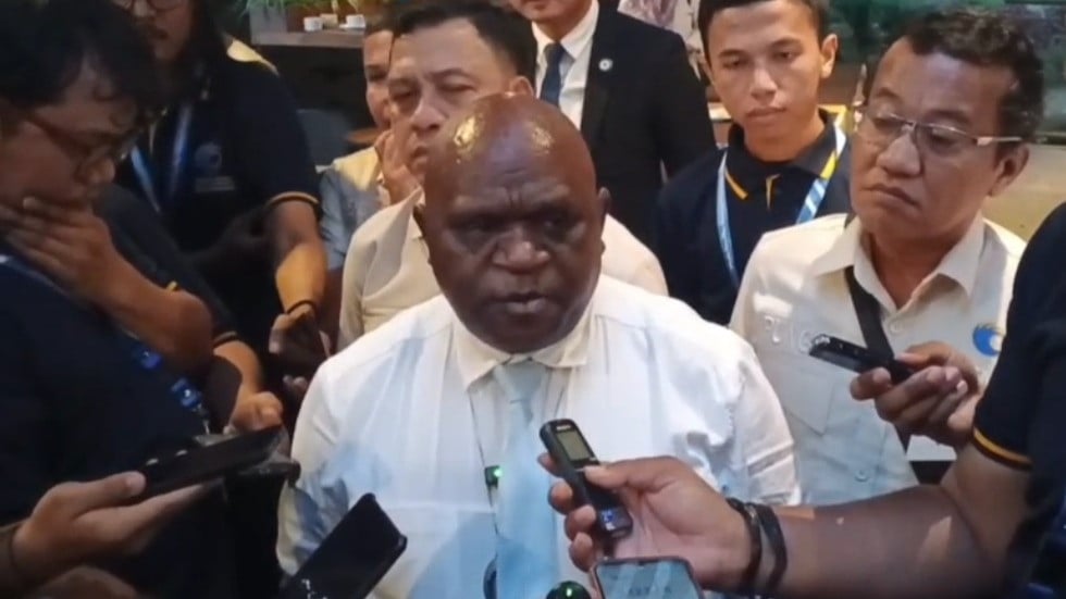 Menteri Hak Asasi Manusia, Natalius Pigai di Bandung pada Rabu 20 Mei 2026.